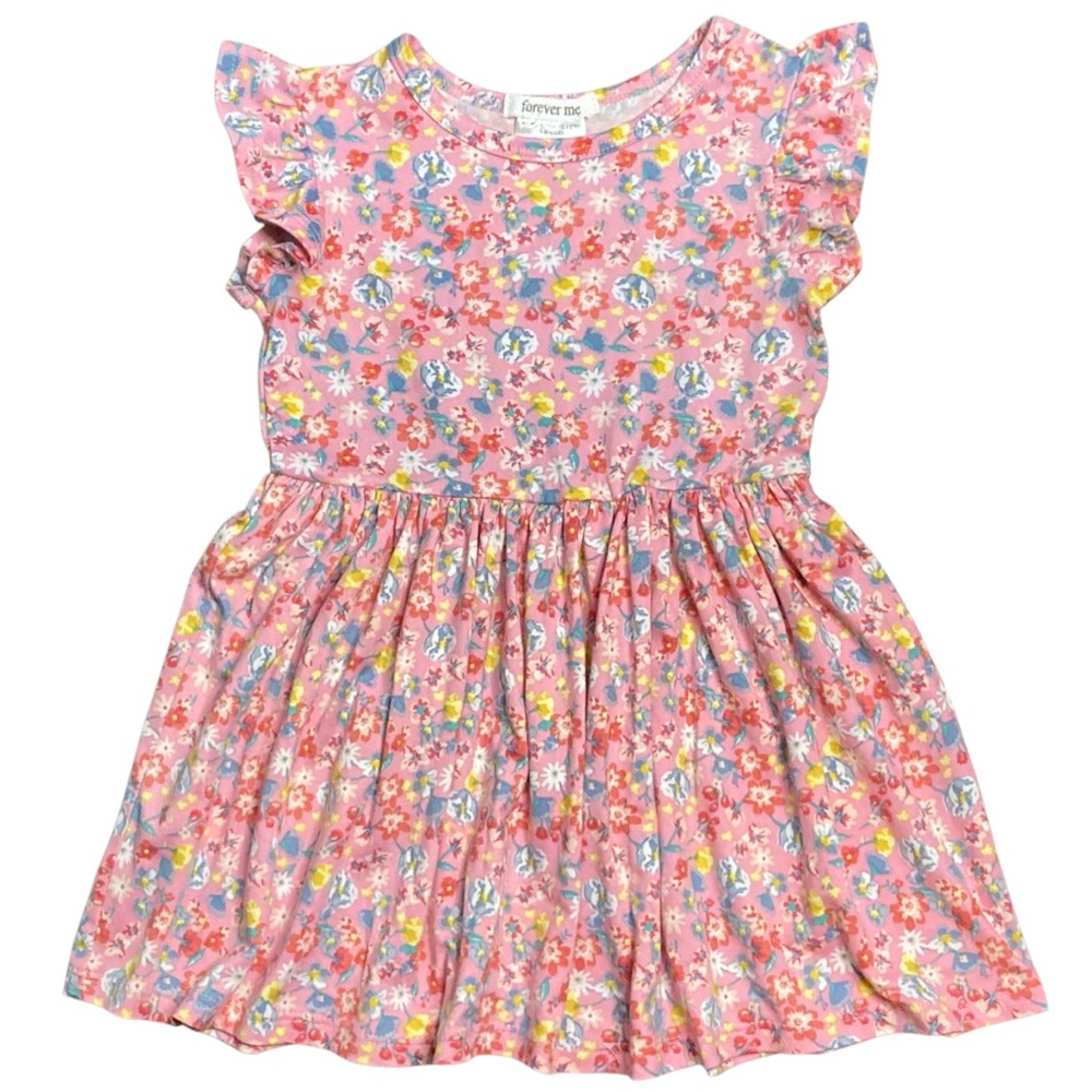 Forever Me 2T pink floral dress